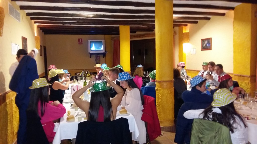 Cena cotillon en Bérchules  La Alpujarra 